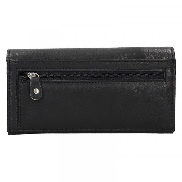 Dámska kožená peňaženka Lagen Argenta - čierná