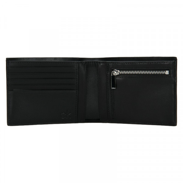 Pánska kožená peňaženka Calvin Klein Ferian - čierna