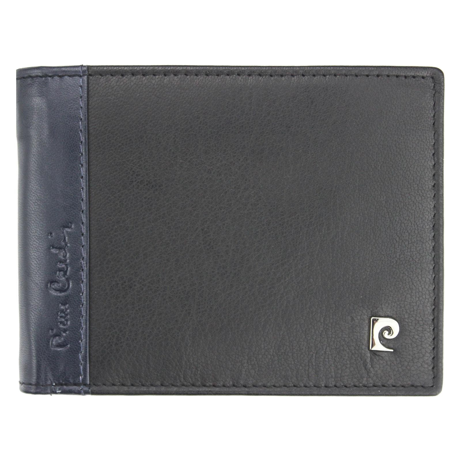 Pánska kožená peňaženka Pierre Cardin Ingvild - modro-čierná