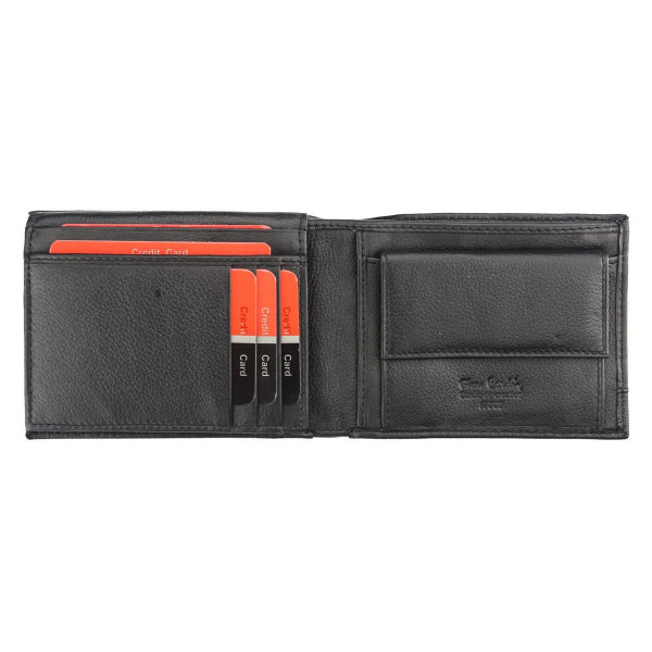 Pánska kožená peňaženka Pierre Cardin Ingvild - červeno-čierná