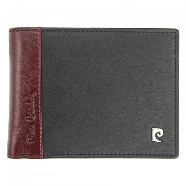Pánska kožená peňaženka Pierre Cardin Viléms - červeno-čierná