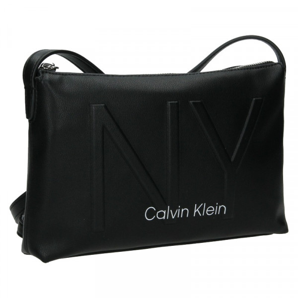 Dámska crossbody kabelka Calvin Klein Petrona - čierná