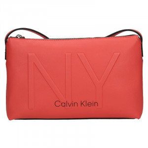 Dámska crossbody kabelka Calvin Klein Petrona - koral