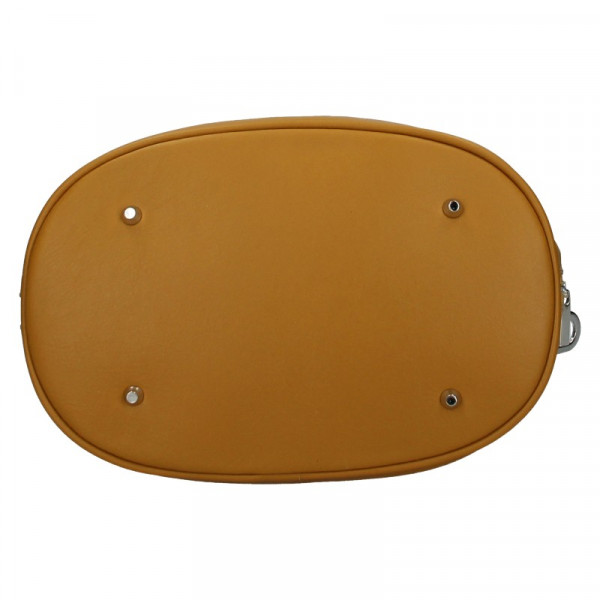 Dámska kožená kabelka Facebag Talma - svetlo hnedá