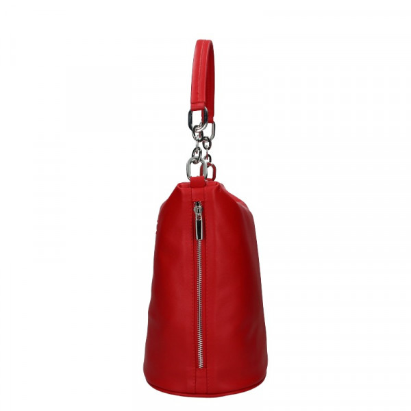 Dámska kožená kabelka Facebag Talma - červená
