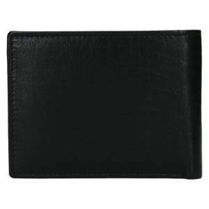 Pánska kožená peňaženka Lagen Kall - čierna