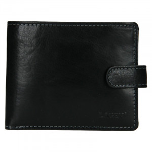 Pánska kožená peňaženka Lagen Mareto - čierna