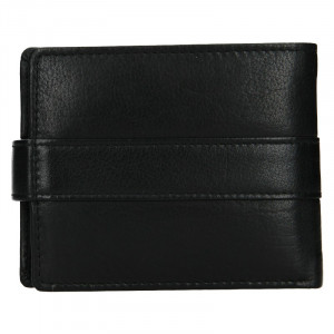 Pánska kožená peňaženka Lagen Aleš - čierna
