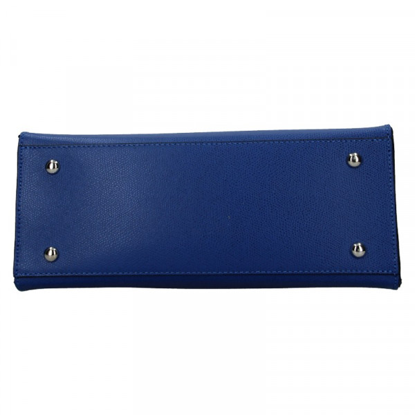 Dámska kožená kabelka Unidax Monarch - modrá