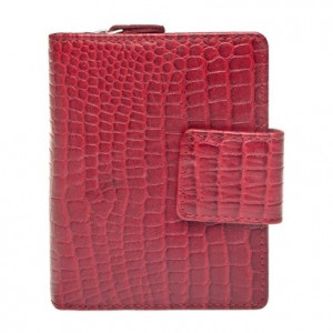 Dámska kožená peňaženka Lagen 2077 / C - červená