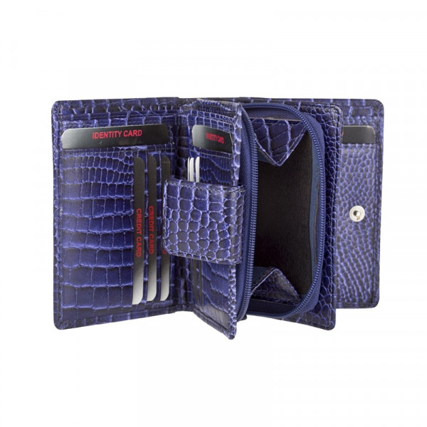Dámska kožená peňaženka Lagen 2077 / C - fialová
