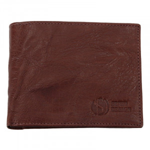 Pánska kožená peňaženka SendiDesign SNW6946 - tmavo hnedá