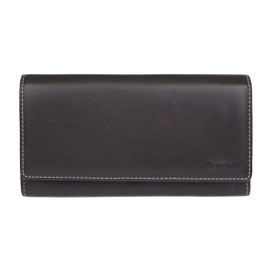 Dámska kožená peňaženka Lagen Jiřina - hnedo-šedá