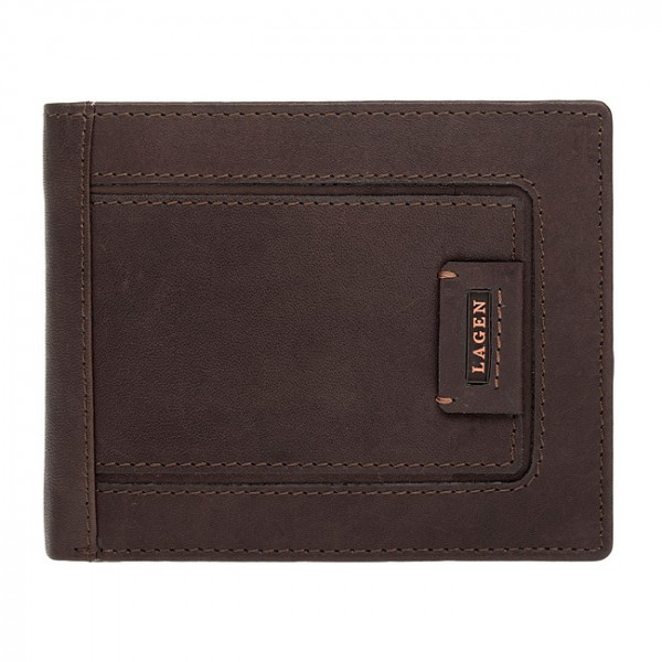 Pánska kožená peňaženka Lagen Markus - hnedá