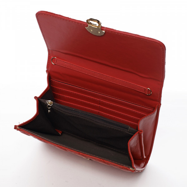 Dámska listová kabelka Michelle Moon Olivia - červená