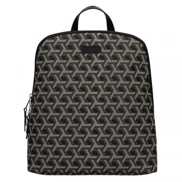 Trendy dámsky batoh Hexagon Asia - čierna