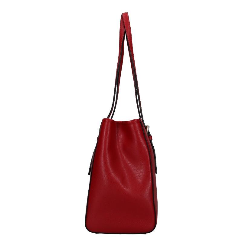 Dámska kožená kabelka Marina Galant Chiara - červená.