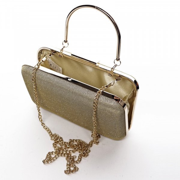 Dámska listová kabelka Michelle Moon Orion - béžovo-zlatá
