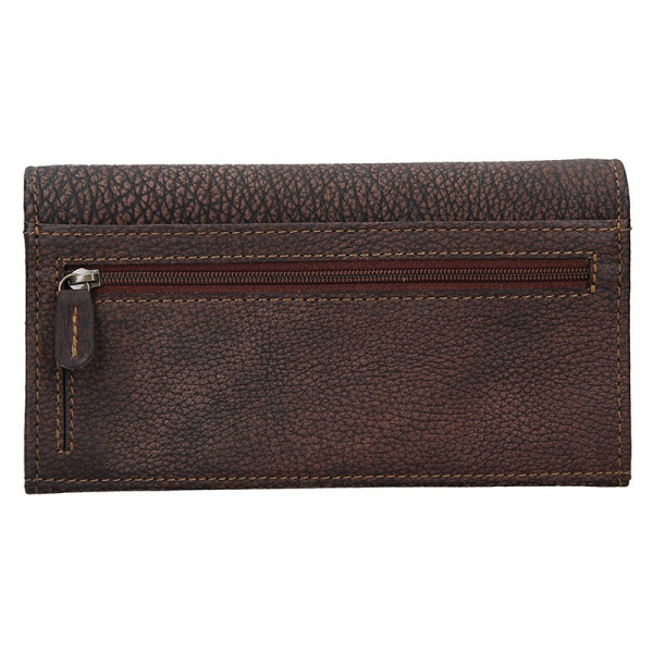 Dámska kožená peňaženka Lagen Lussy - hnedá