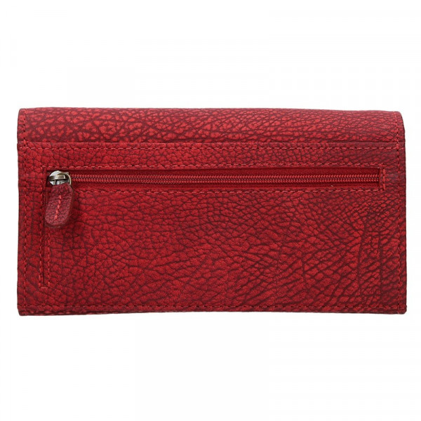 Dámska kožená peňaženka Lagen Lussy - červená