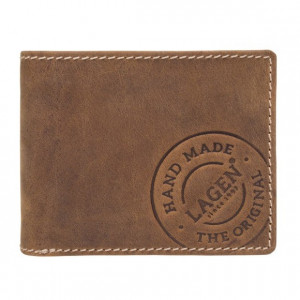 Pánska kožená peňaženka Lagen Thor - hnedá