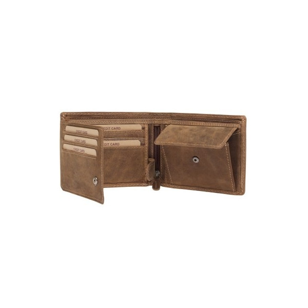Pánska kožená peňaženka Lagen Thor - hnedá