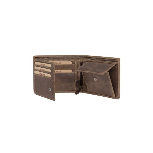 Pánska kožená peňaženka Lagen Theodor - hnedá