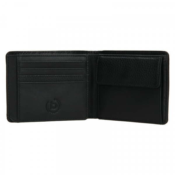 Pánská kožená peněženka Bugatti Alben - čierna