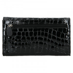 Dámska kožená peňaženka Lagen Ania - čierna