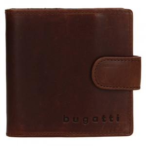 Pánská kožená peněženka Bugatti Magic - hnedá