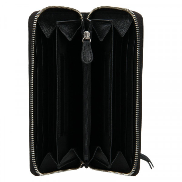 Dámska kožená peňaženka Bugatti Ruth - čierna