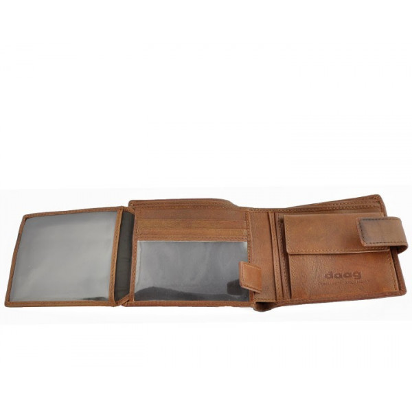 Pánska kožená peňaženka Daag P05 - hnedá