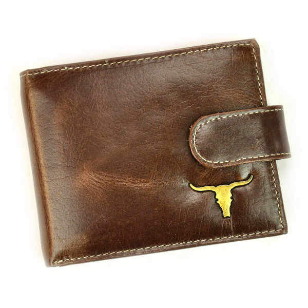 Pánska kožená peňaženka Wild Buffalo Emils - hnedá