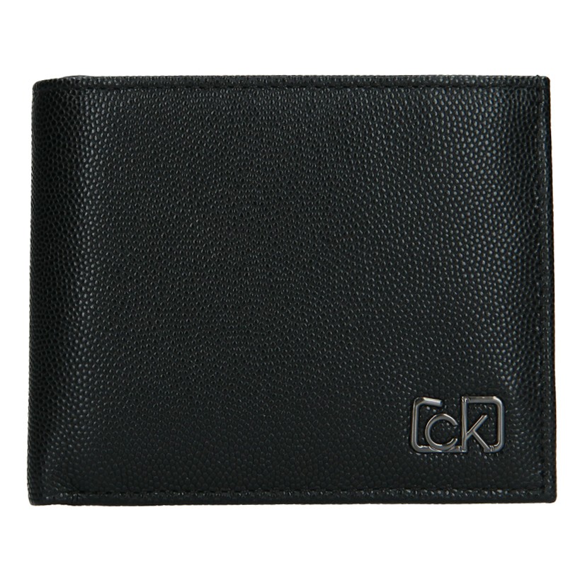 Pánska kožená peňaženka Calvin Klein Brack - čierna.
