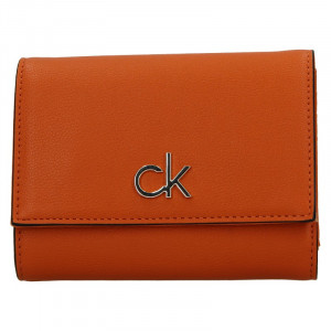 Dámska peňaženka Calvin Klein Trifoldia - oranžová
