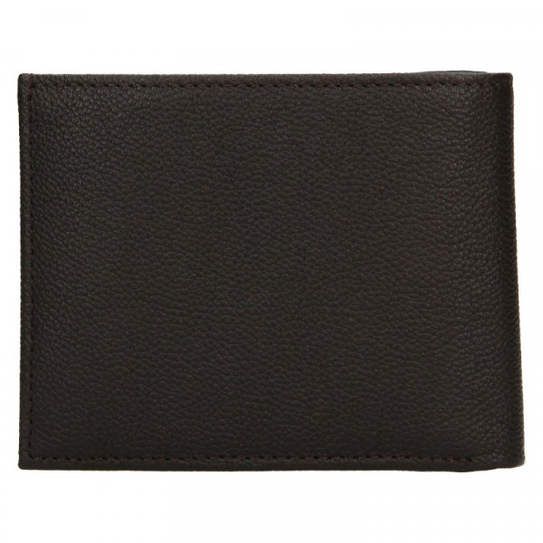 Pánska kožená peňaženka Calvin Klein Bifold - hnedá