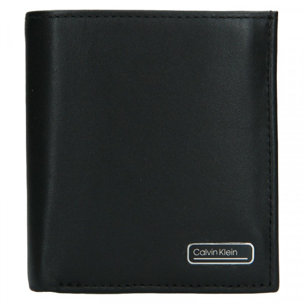 Pánska kožená peňaženka Calvin Klein Tifol - čierna