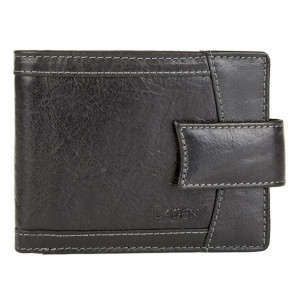 Pánska kožená peňaženka Lagen Alsung - čierna