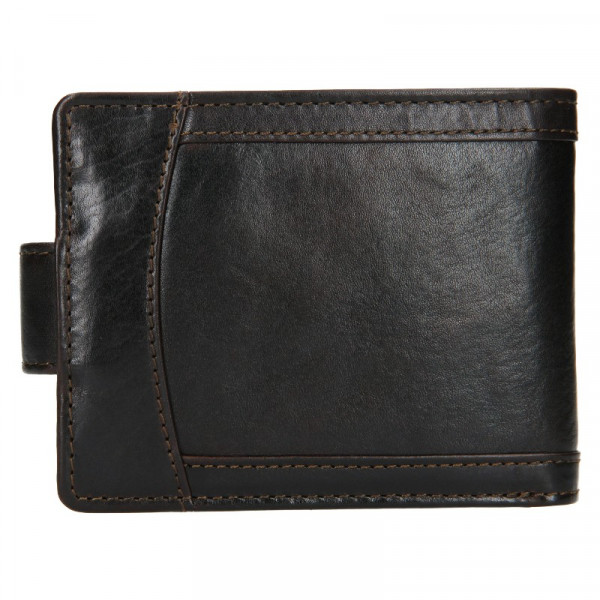 Pánska kožená peňaženka Lagen Alsung - tmavo hnedá