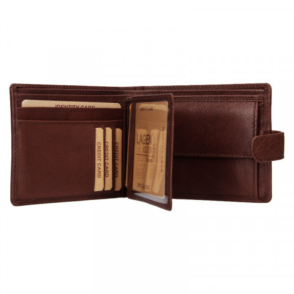 Pánska kožená peňaženka Lagen Zdeno - hnedá