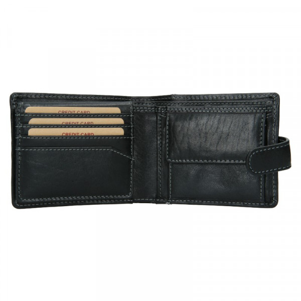 Pánska kožená peňaženka Lagen Vander - čierna