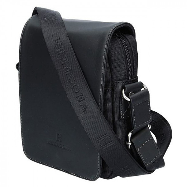 Pánska taška cez rameno Hexagona 299164 - čierna