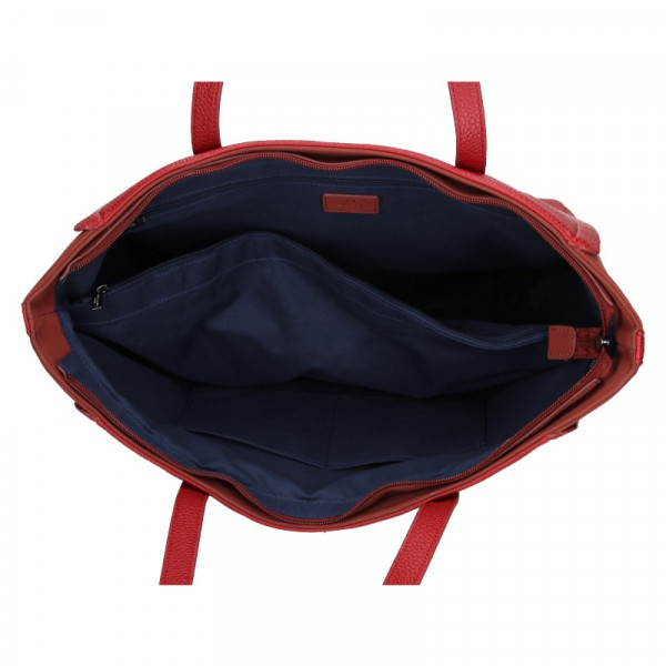 Dámska kabelka Hexagona Joanka - tmavo červená