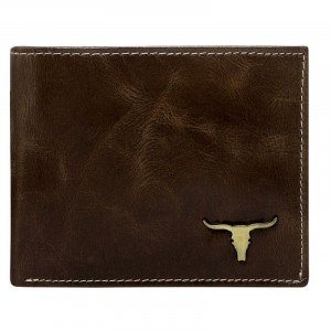 Pánska kožená peňaženka Wild Buffalo Bohuš - hnedá