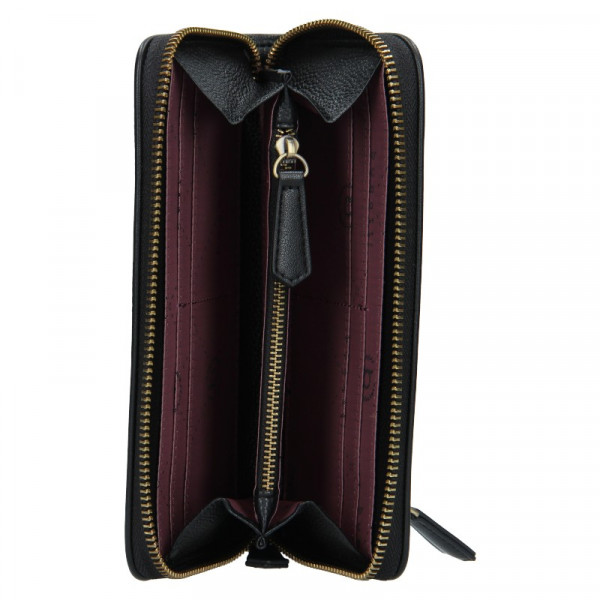 Dámska kožená peňaženka Bugatti Alexis - čierna