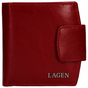Dámska kožená peňaženka Lagen Ljuba - červená