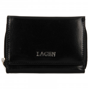 Dámska kožená peňaženka Lagen Berta - černá
