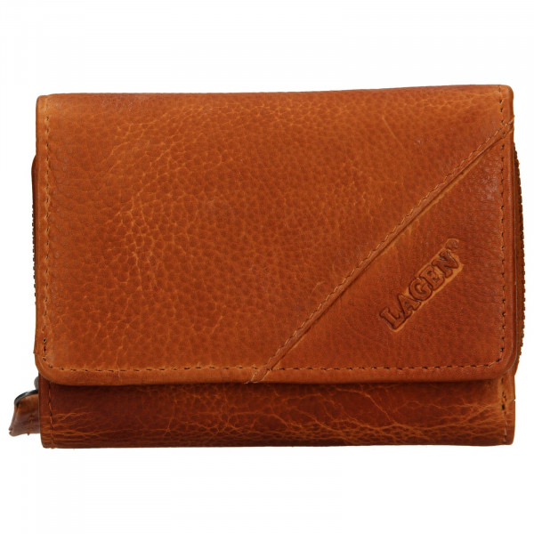 Dámska kožená peňaženka Lagen Norra - hnedá
