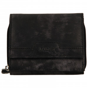 Dámska kožená peňaženka Lagen Olivia - čierna