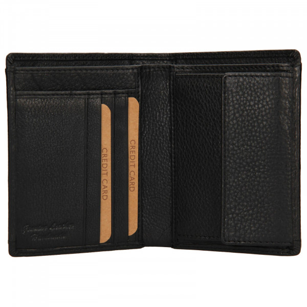 Pánska kožená peňaženka Lagen Ryan - čierna